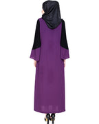 Folksy Abaya Purple