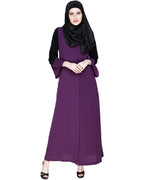 Folksy Abaya Purple