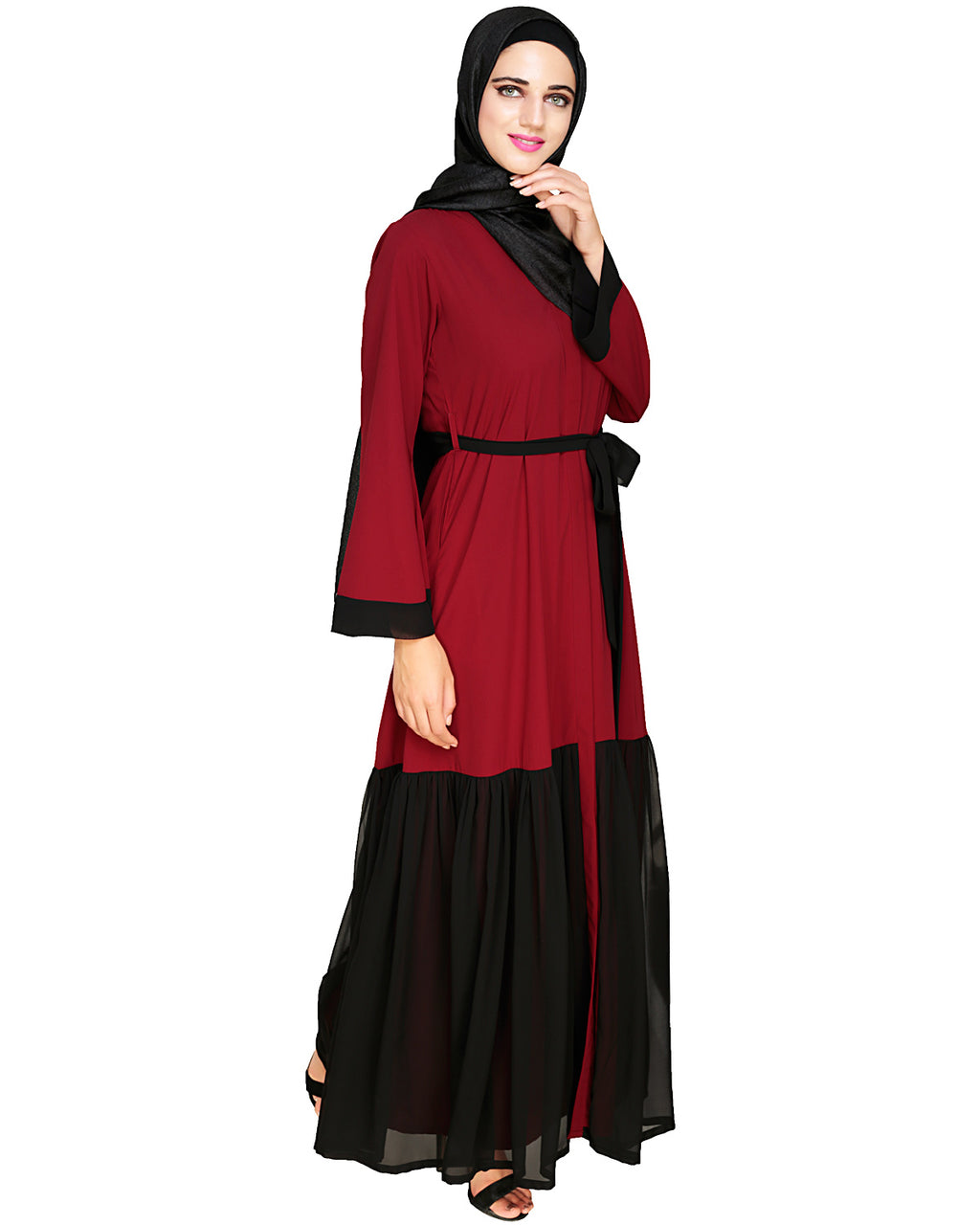 Glory Muster Abya Black & Wine