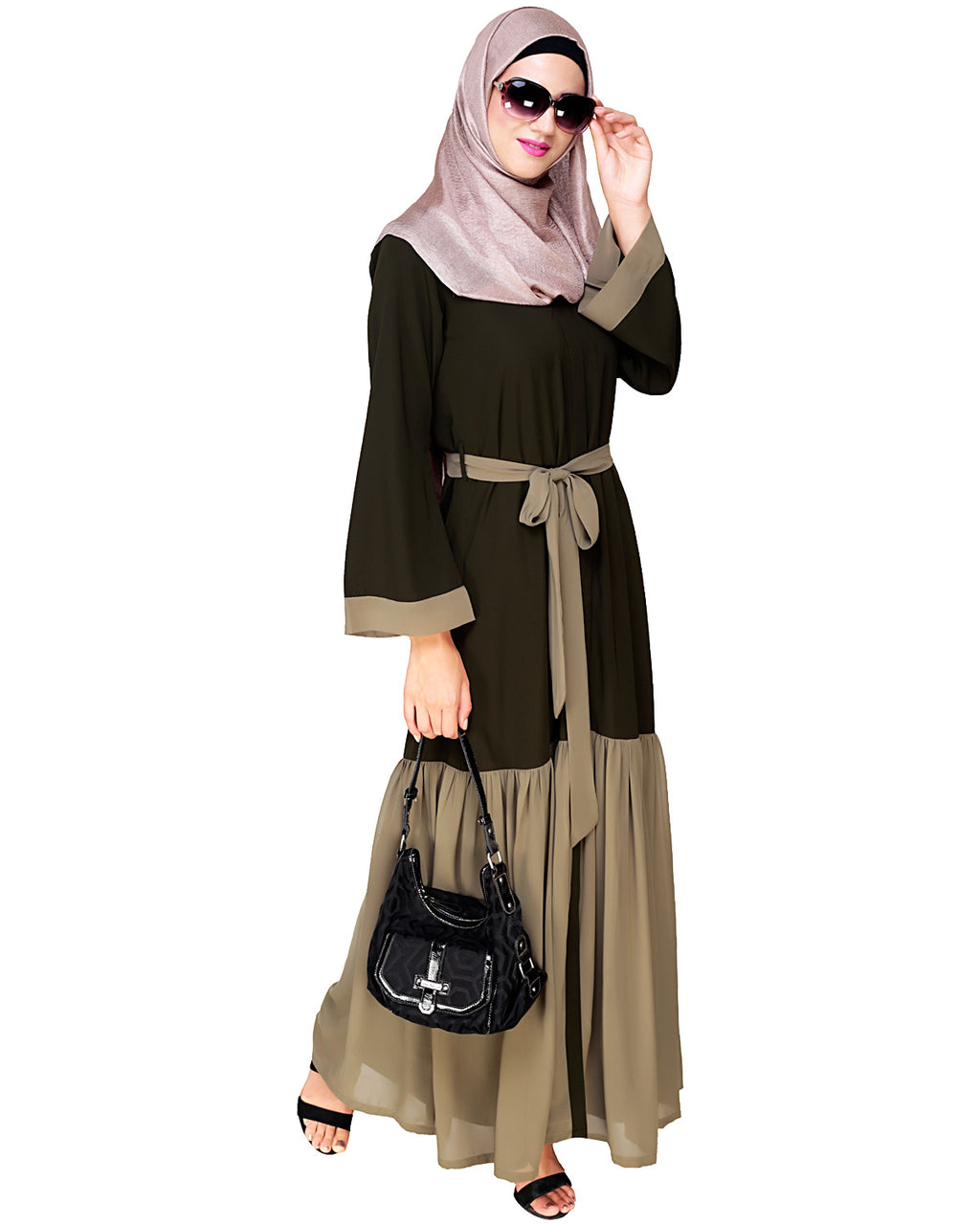 Glory Muster Abya Olive & Mint Green
