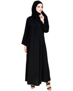 Exquisite Stone Work Dubai Style Abaya Black