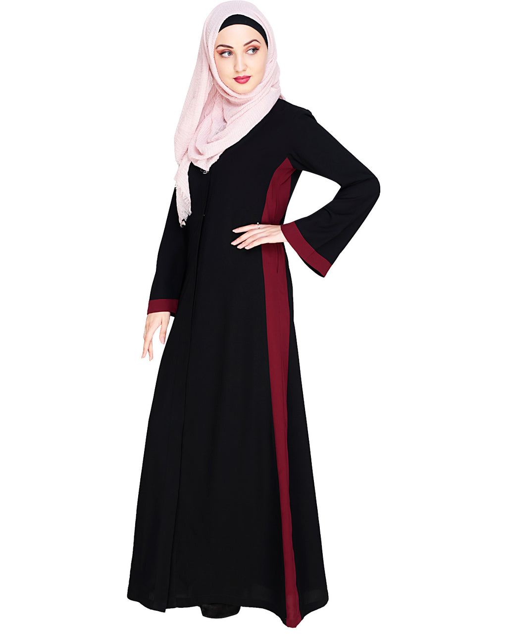 Side Panelled Abaya
