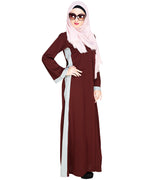 Side Panelled Abaya Black