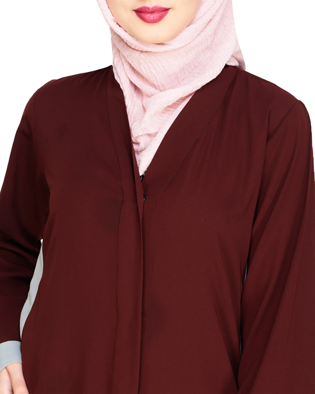 Side Panelled Abaya Black