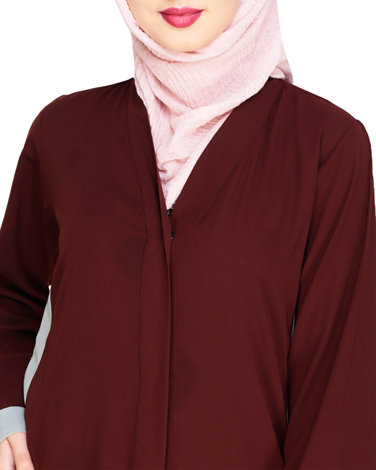 Side Panelled Abaya Black