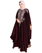 Royal Beige Irani Kaftan Wine