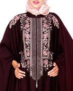 Royal Beige Irani Kaftan Wine