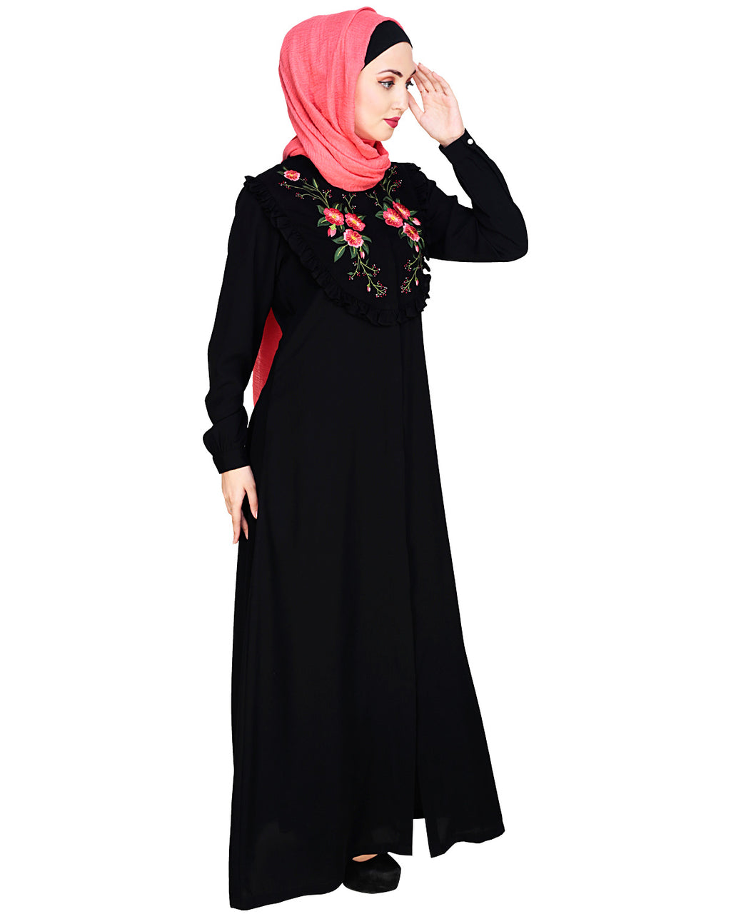 Ruffled Affair Abaya