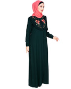 Ruffled Affair Abaya Dead Mint