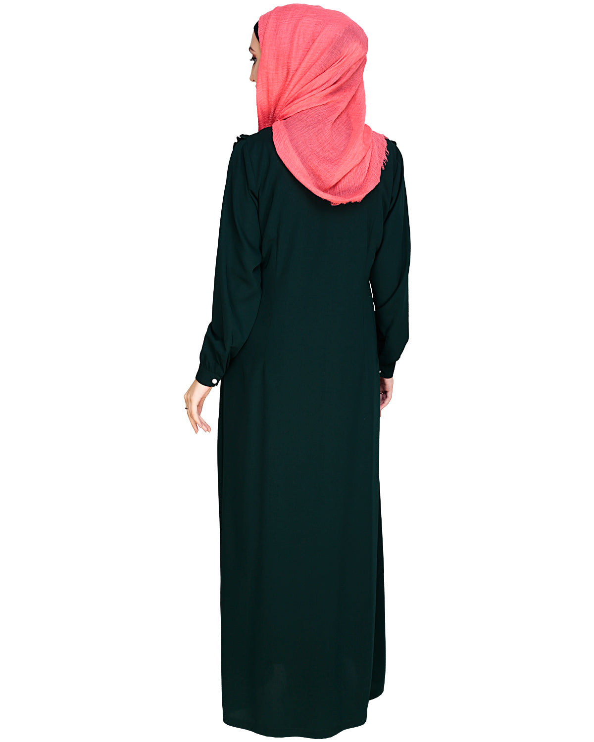 Ruffled Affair Abaya Dead Mint