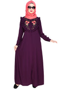 Ruffled Affair Abaya Green