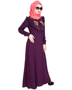 Ruffled Affair Abaya Green