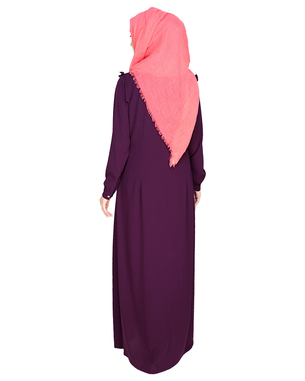 Ruffled Affair Abaya Green