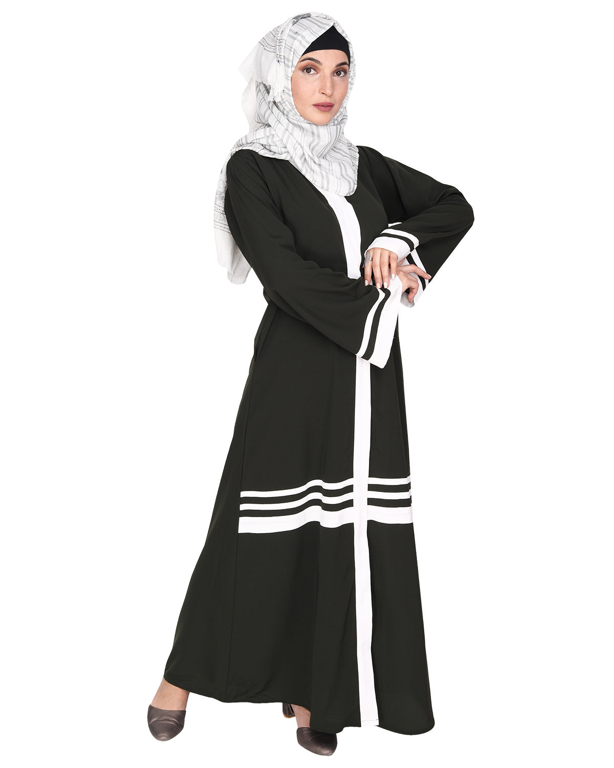 Elementary Abaya Olive Green