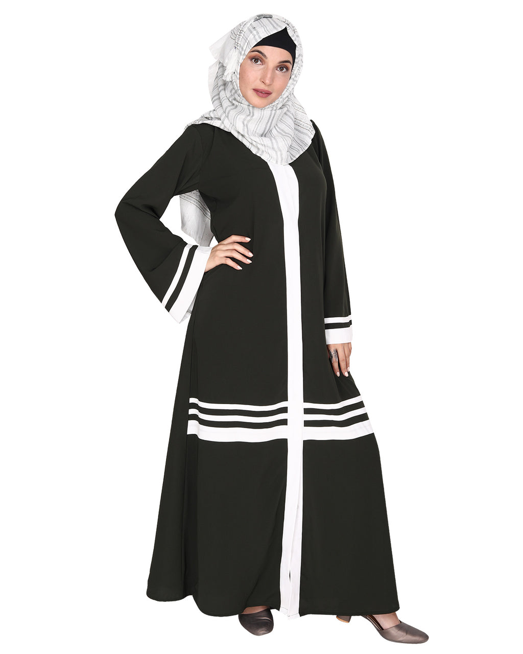 Elementary Abaya Olive Green