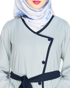 Vougish Angarkha Abaya Sage Green