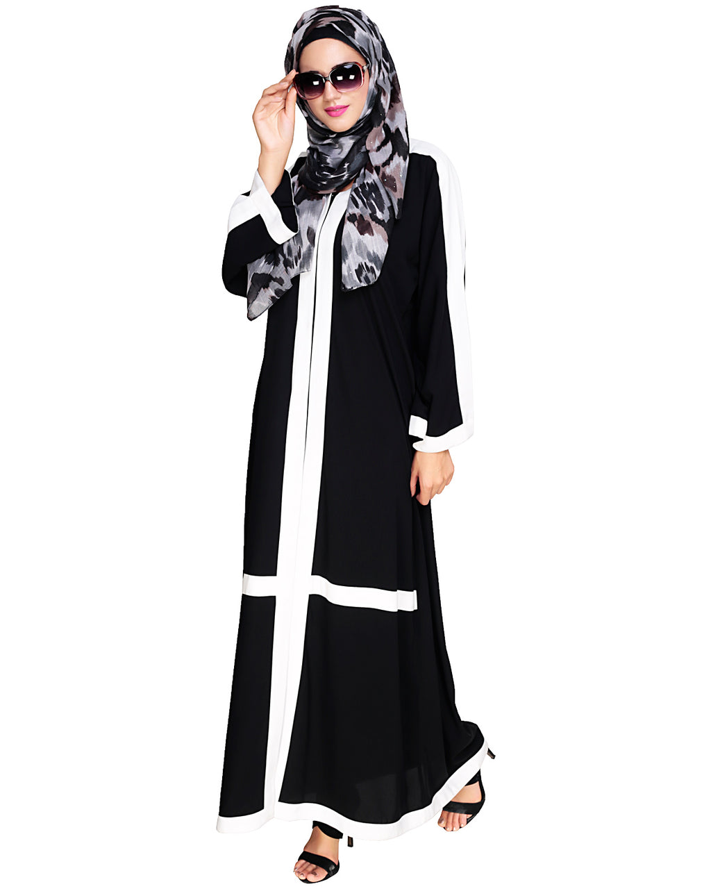 Enswathe Dubai Style Abaya Black