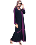 Enswathe Dubai Style Abaya Blue