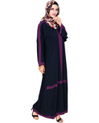 Enswathe Dubai Style Abaya Blue
