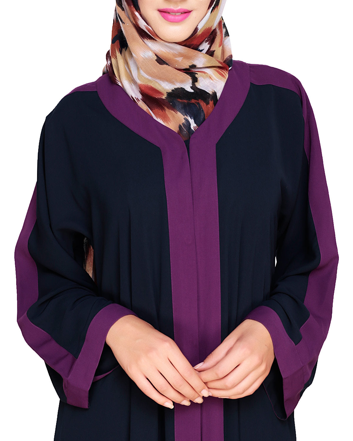 Enswathe Dubai Style Abaya Blue