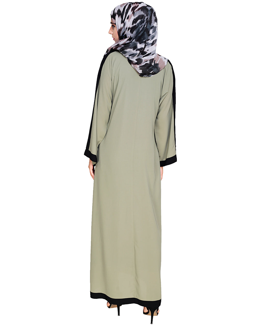 Enswathe Dubai Style Abaya Mint Green