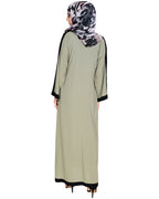 Enswathe Dubai Style Abaya Mint Green