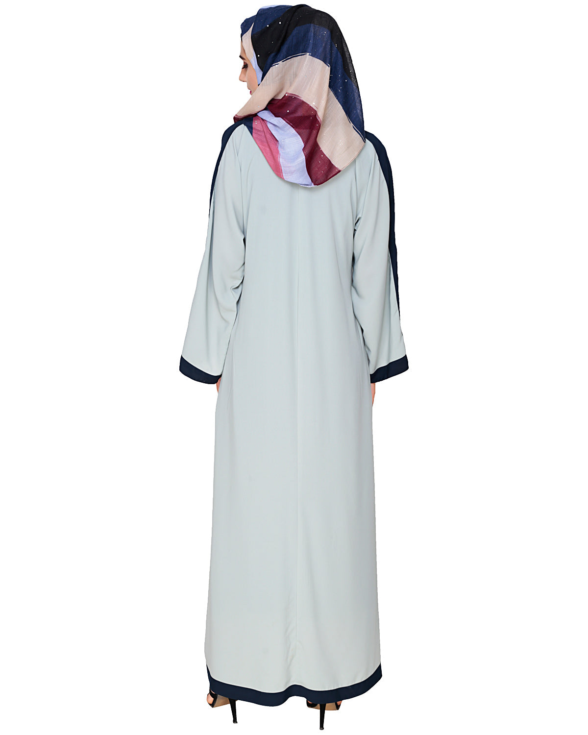Enswathe Dubai Style Abaya Sage Green