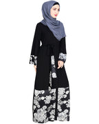 Premium Satin Abaya Black