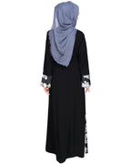 Premium Satin Abaya Black