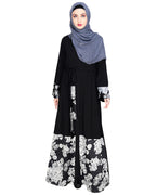 Premium Satin Abaya Black