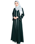 Snazzy Lace Abaya Black