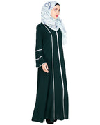 Snazzy Lace Abaya Black
