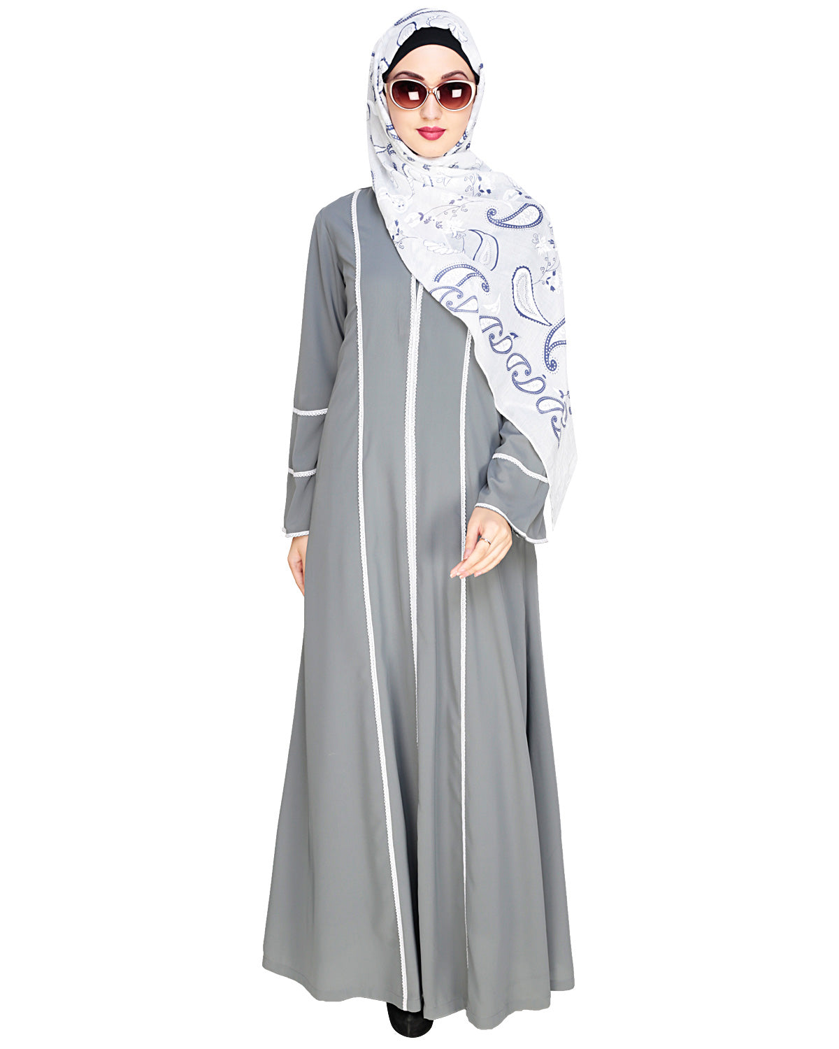 Snazzy Lace Abaya Green
