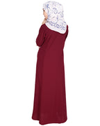 Snazzy Lace Abaya Purple