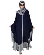 Colour Block Irani Kaftan Blue