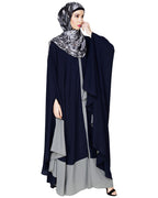 Colour Block Irani Kaftan Blue