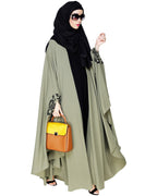 Delicate Embroidered Irani Kaftan Dead Mint