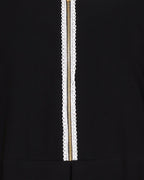 Graceful Lacy Abaya Black