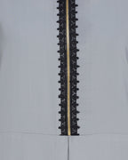 Graceful Lacy Abaya Grey