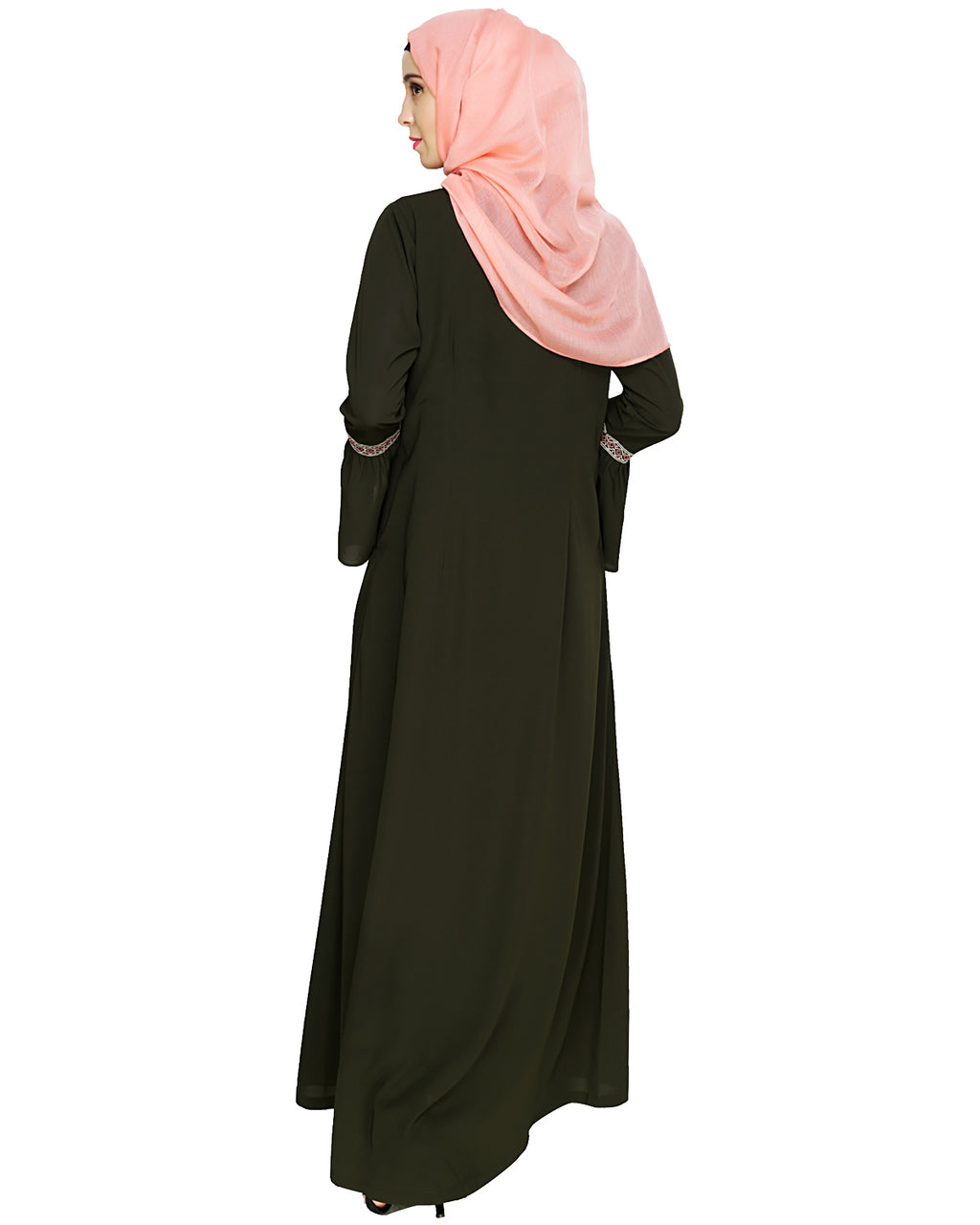 Boho Embroidered Abaya