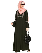 Boho Embroidered Abaya