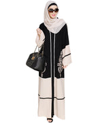 Flamboyant Embroidered Dubai Style Abaya Black