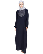 Whimsical Embroidered Dubai Style Abaya Grey
