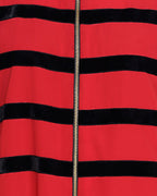 Enticing Stripes Abaya Maroon