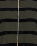 Enticing Stripes Abaya Olive