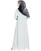 Enticing Stripes Abaya Sage Green