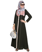 Panelled Abaya Olive