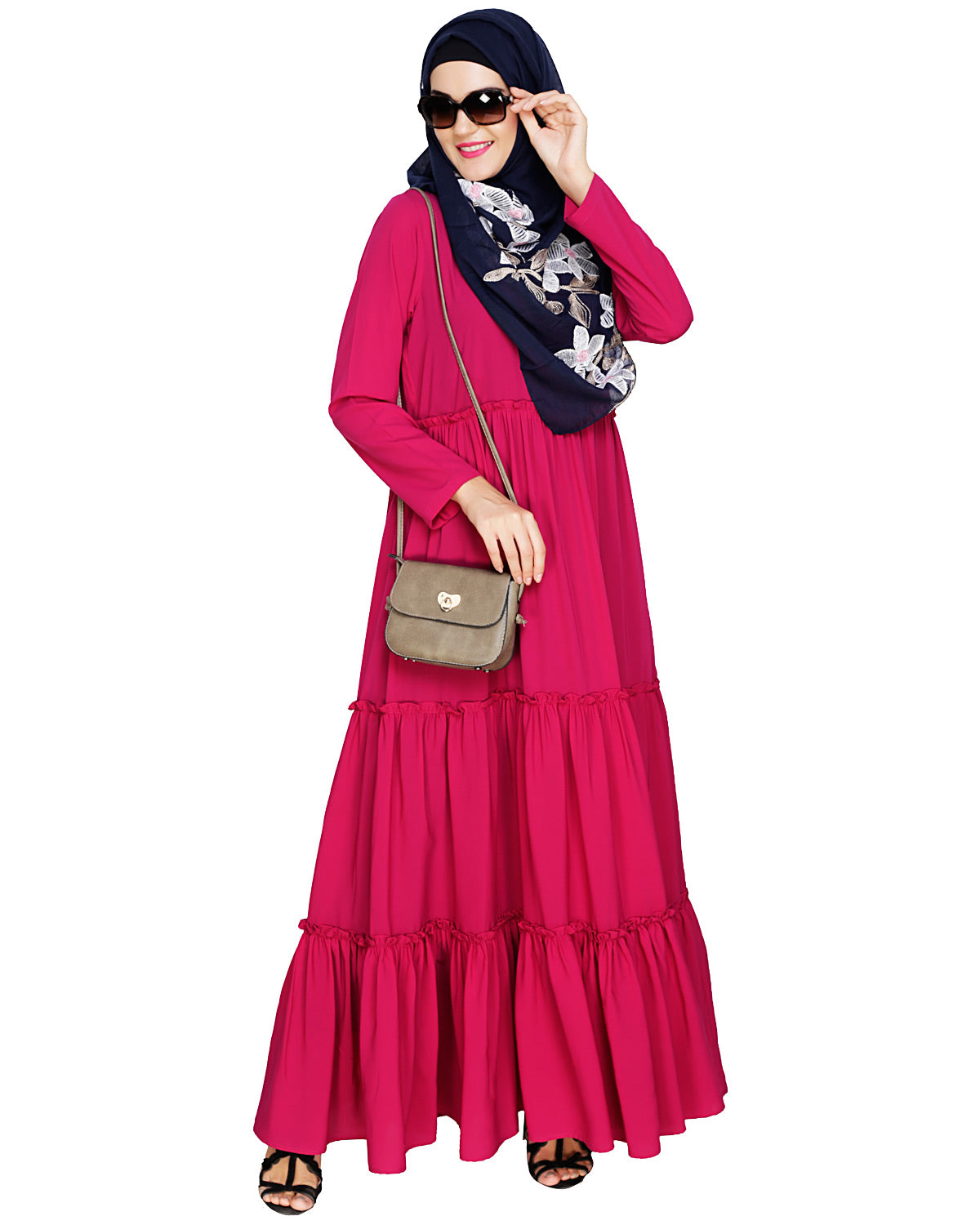 Modest Abaya Fuschia