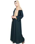 Elegant Embroidered Abaya Green