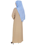 Bedazzled Dubai Style Abaya Brown